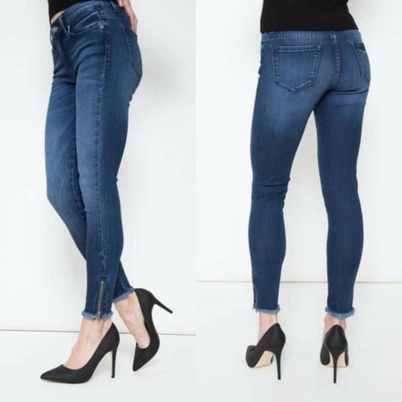 KanCan Marisa Dayport Jeans Fringed Zipper HW8328 - Picture 6 of 6